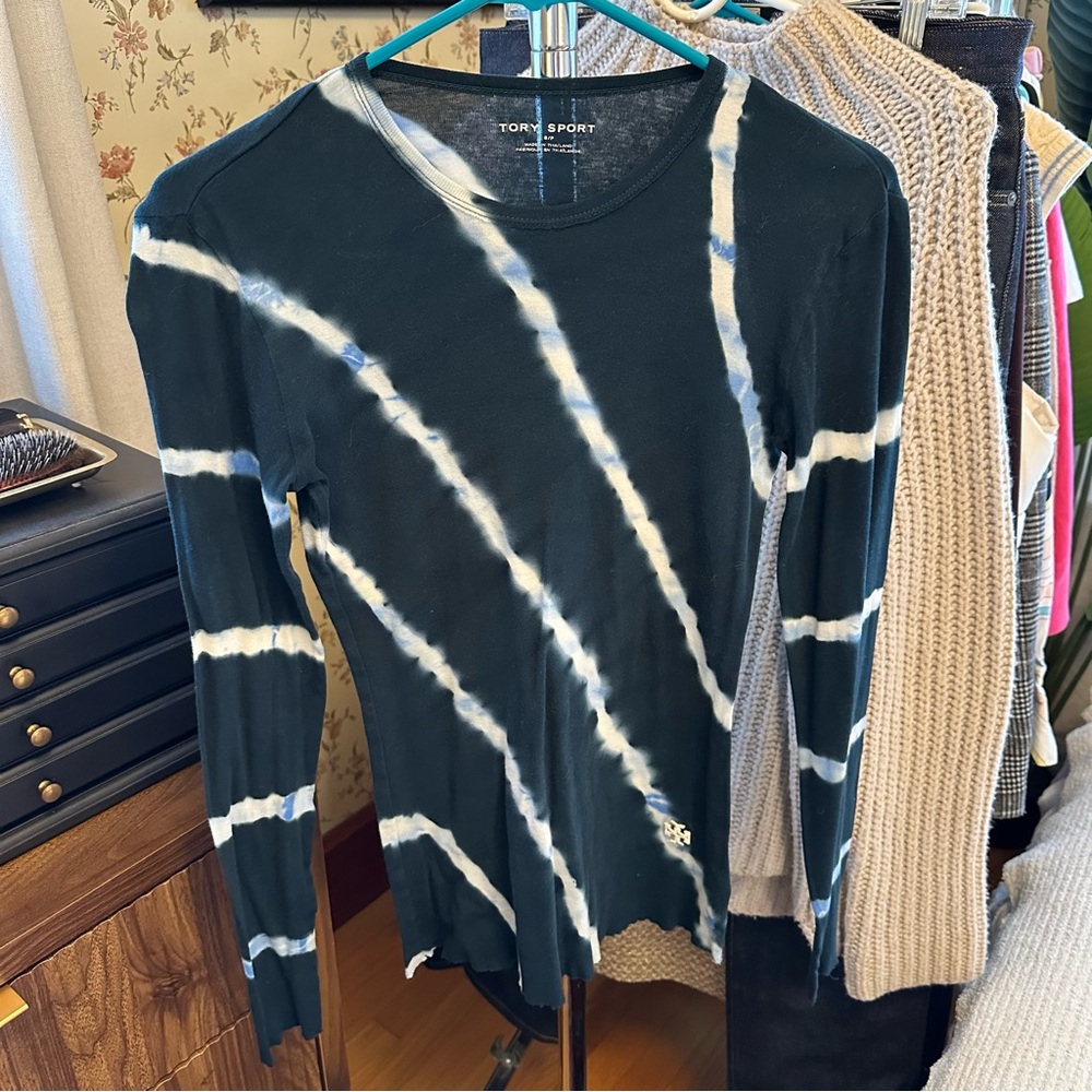 Tory Burch Sport tie dye long sleeve sz S